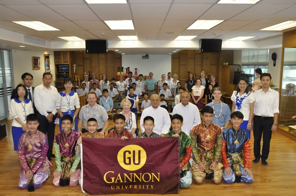 ต้อนรับผู้บริหารและนักศึกษา Gannon University