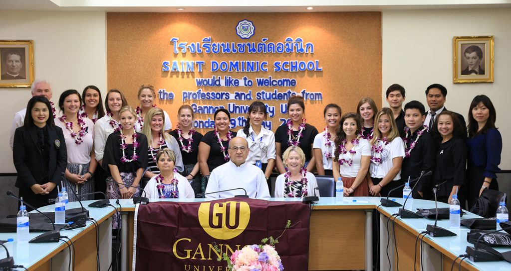 ต้อนรับผู้บริหารและนักศึกษา Gannon University