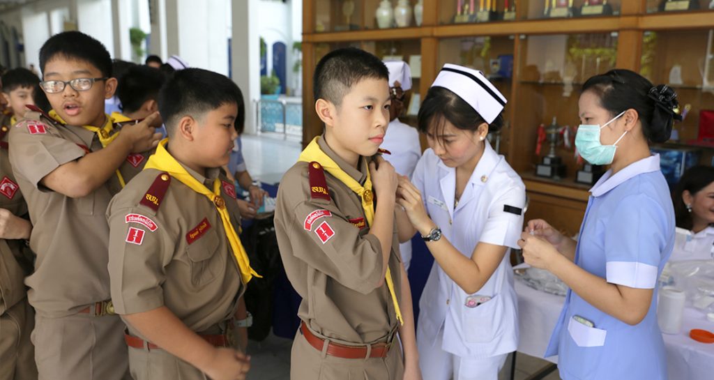 ฉีดวัคซีนป้องกันไข้หวัดใหญ่