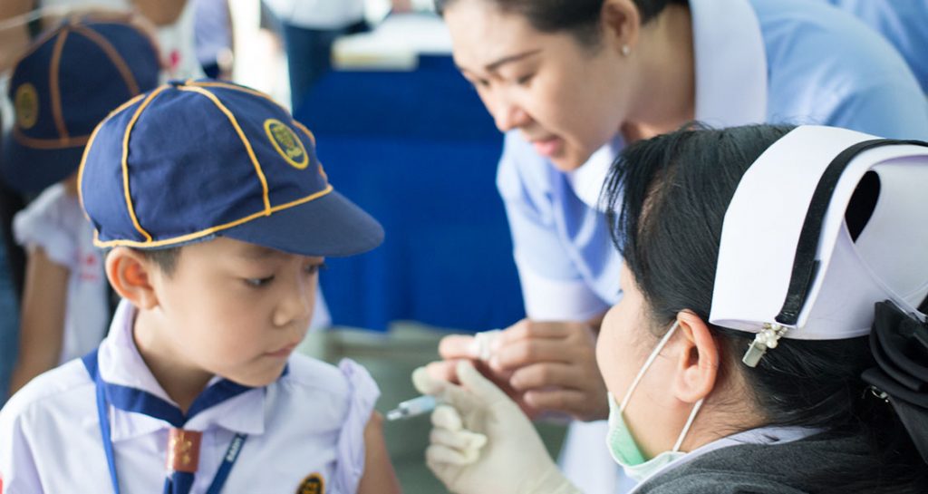 ฉีดวัคซีนป้องกันไข้หวัดใหญ่
