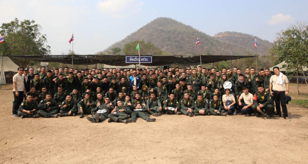 เยี่ยมชมการฝึก-ให้กำลังใจนักศึกษาวิชาทหาร
