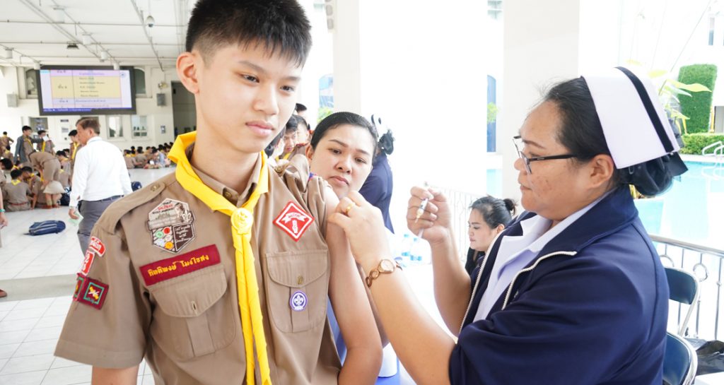 ฉีดวัคซีนป้องกันไข้หวัดใหญ่