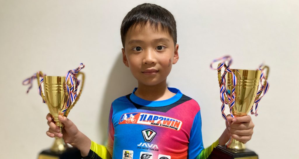 รองชนะเลิศจักรยาน รุ่นไม่เกิน 10 ปี