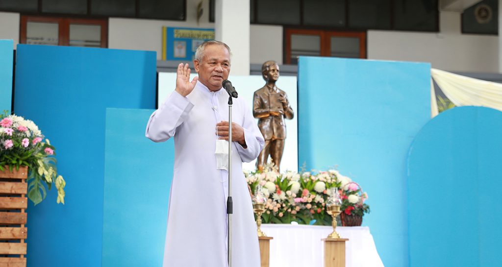 พิธีตรีวารเตรียมฉลองนักบุญองค์อุปถัมภ์ของโรงเรียนวันที่สอง