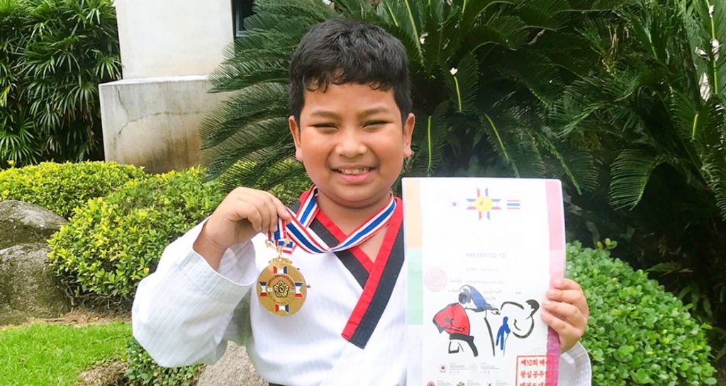 เหรียญทองเทควันโดพุมเซ่