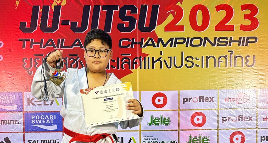 แชมป์ JU-JITSU 3 เหรียญทอง