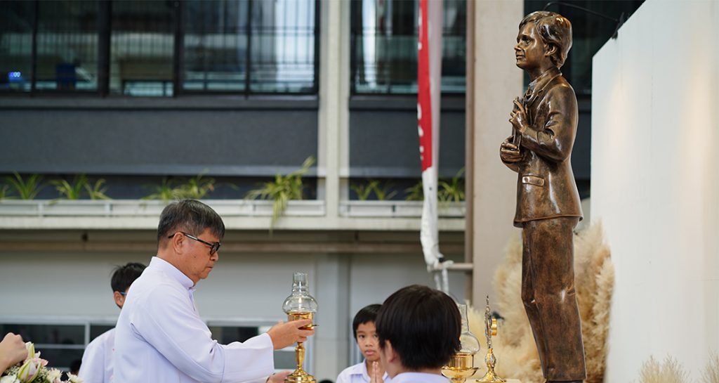 พิธีตรีวารเตรียมฉลองนักบุญดอมินิก ซาวีโอ องค์อุปถัมภ์ของโรงเรียนวันที่สอง