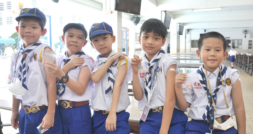 ป.1-6 ฉีดวัคซีนป้องกันโรคไข้หวัดใหญ่ตามฤดูกาล