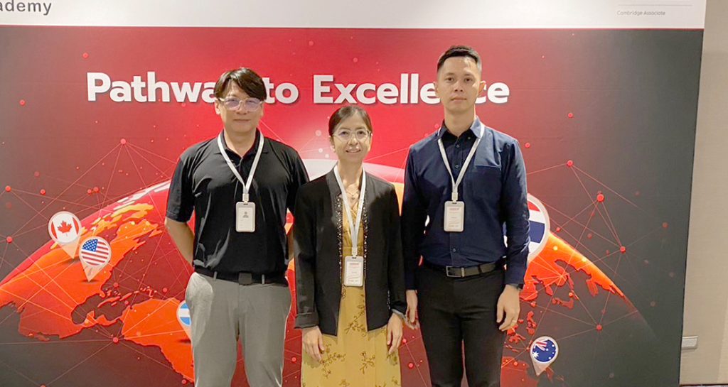 ครูโรงเรียนเซนต์ดอมินิกเข้าร่วมการประชุม  Cambridge Associate Exclusive Meeting 2024