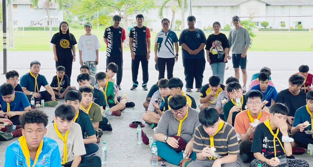 ลูกเสือ ม.3 เข้าค่ายพักแรม