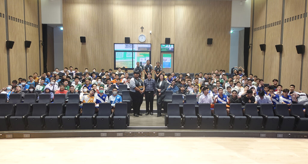 ม.4 และ ม.6 โรงเรียนเซนต์ดอมินิกรับฟังแนะแนวการศึกษาต่อคณะสถาปัตย์ฯ มจธ.