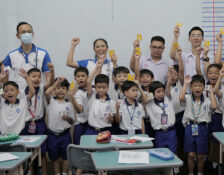 กลุ่มสาระฯ ภาษาไทยและคณะกรรมการนักเรียน 2568 จัดโครงการส่งเสริมการอ่าน-พี่พาน้องอ่าน