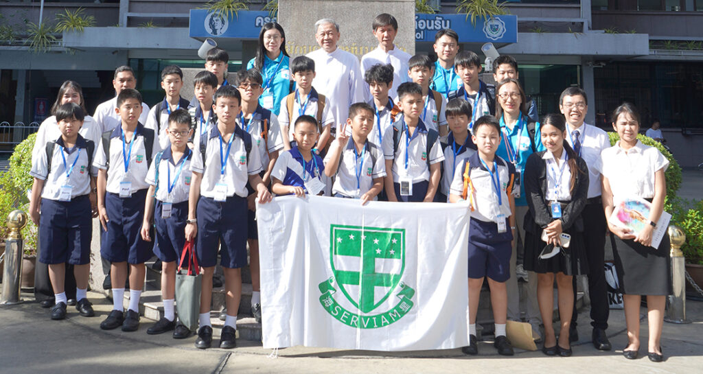 โรงเรียนเซนต์ดอมินิกต้อนรับและจัดกิจกรรมแลกเปลี่ยนวัฒนธรรมกับนักเรียน Stella Maris Primary School ไต้หวัน
