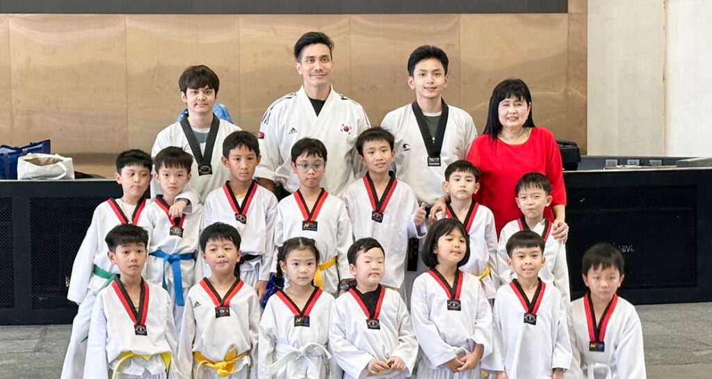 ปิดคอร์สการเรียนพิเศษเย็นเทควันโด โรงเรียนเซนต์ดอมินิก ภาคเรียนที่ 1/2568