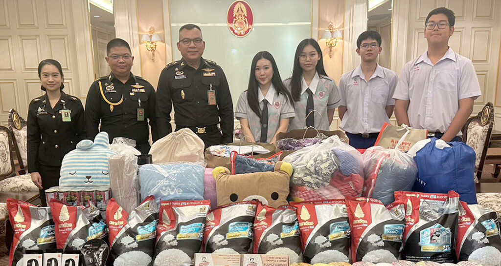 สโมสรอินเทอร์แรคท์โรงเรียนเซนต์ดอมินิกจัดโครงการ “รวมพลังเพื่อพี่ชายแดน”