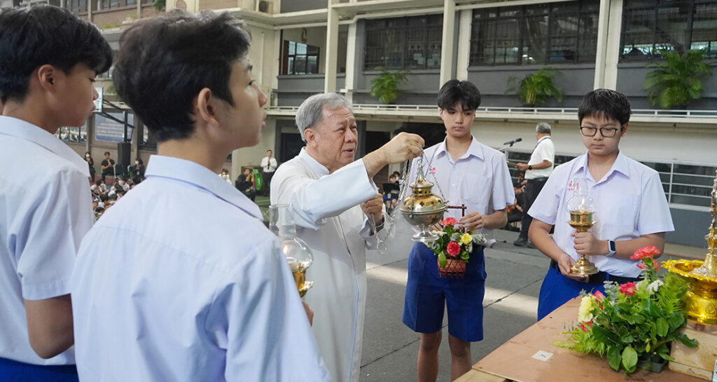 พิธีตรีวารเตรียมฉลองนักบุญยอห์น บอสโก วันที่สอง ประจำปีการศึกษา 2568