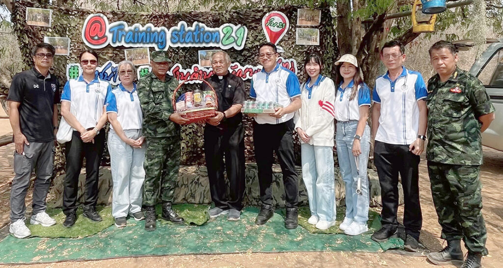 เยี่ยมชมการฝึก-ให้กำลังใจนักศึกษาวิชาทหารชั้นปีที่ 2 ปีการศึกษา 2568