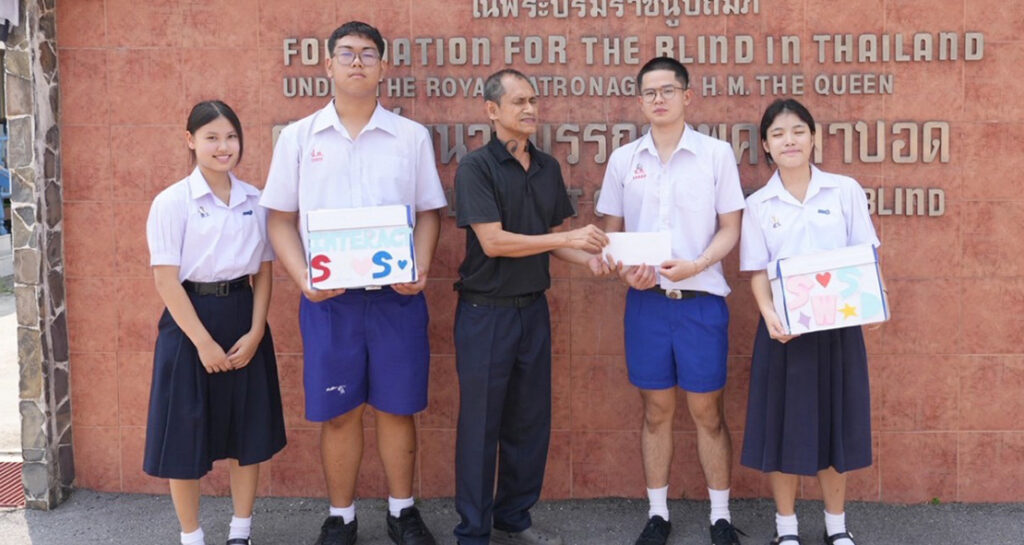 สโมสรอินเทอร์แรคท์โรงเรียนเซนต์ดอมินิกจัดโครงการ “หนึ่งบทเพลง หนึ่งกําลังใจ”