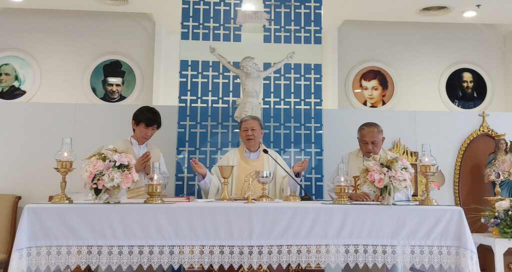 พิธีบูชาขอบพระคุณสมโภชนักบุญดอมินิก ซาวีโอ