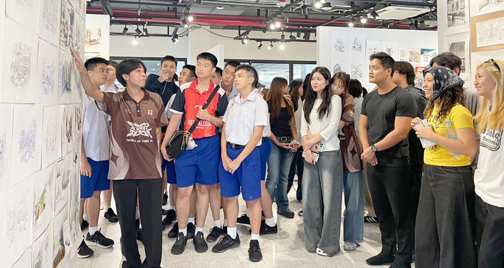 ม.4 ม.5 แผนการเรียนสถาปัตย์ฯ ศึกษาดูงาน คณะศิลปกรรมศาสตร์ มศว